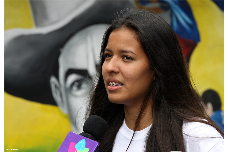 Juventud nicaragüense se entregó con fervor a celebraciones del 36/19