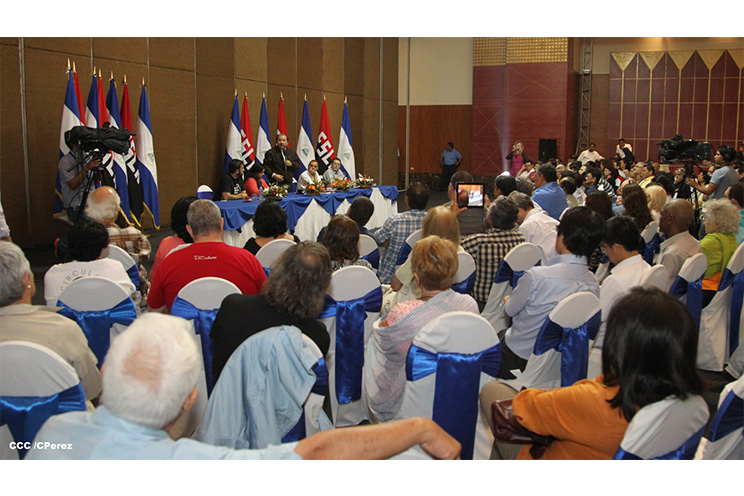 Presidente Daniel clausura III Encuentro del Comité Europeo de Solidaridad con la Revolución Sandinista