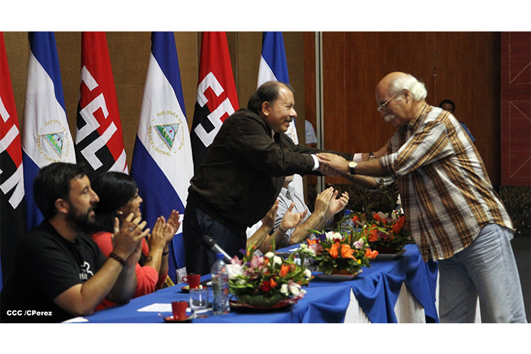 Presidente Daniel clausura III Encuentro del Comité Europeo de Solidaridad con la Revolución Sandinista