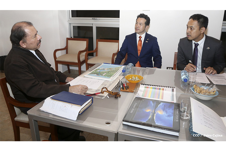 Presidente Daniel se reúne con vicecanciller de Japón, Takashi Uto