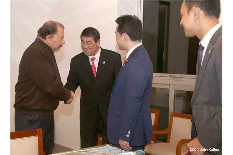 Presidente Daniel se reúne con vicecanciller de Japón, Takashi Uto