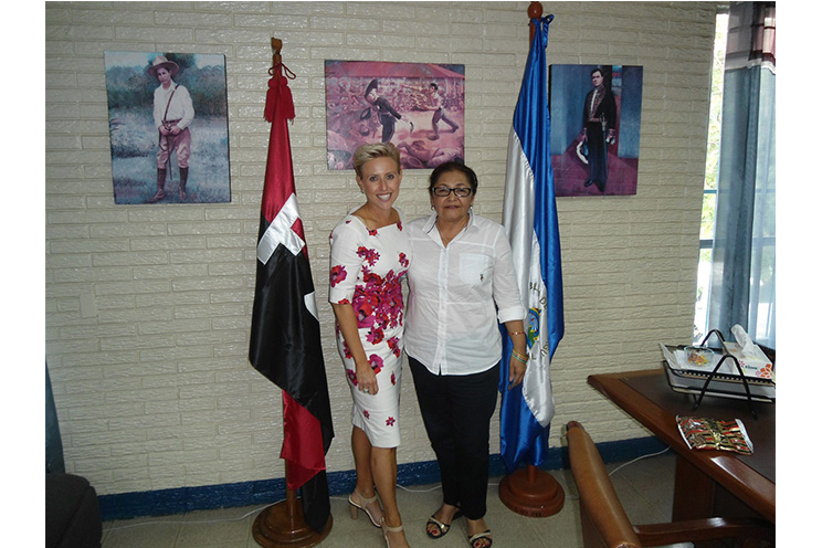 Laura Schwartz reconoce liderazgo del Gobierno nicaragüense