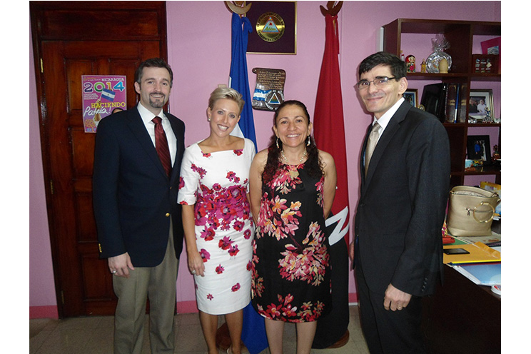 Laura Schwartz reconoce liderazgo del Gobierno nicaragüense