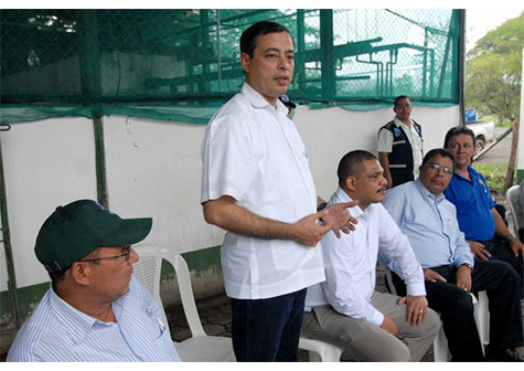 Presidente del Banco del Alba sostiene encuentro con productores de Acoyapa, Chontales