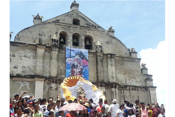 Niquinohomo celebra a la abuelita de Jesús, Santa Ana