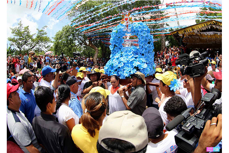 Managua celebra tradicional Roza del Camino e inician las fiestas de Santo Domingo