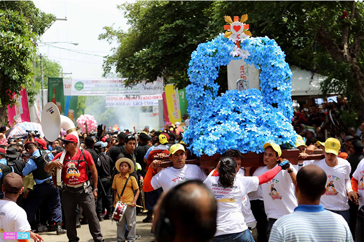 Managua celebra tradicional Roza del Camino e inician las fiestas de Santo Domingo
