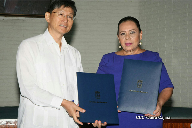 Alcaldía de Managua y China-Taiwán firman convenios para ejecución de obras de progreso 