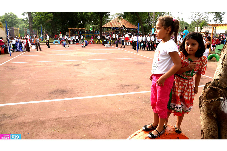 Poder Judicial y Alcaldía de Managua inauguran parque de Sabana Grande