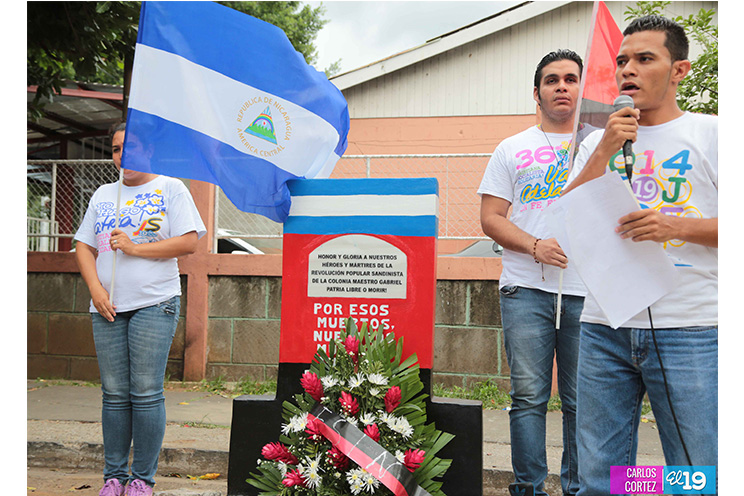Honor y gloria a héroes y mártires de la Colonia Maestro Gabriel