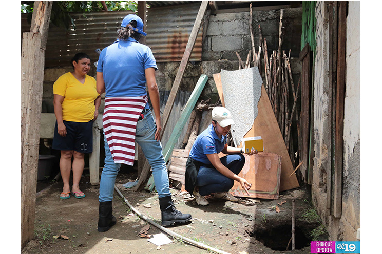 INETER investiga presunto cráter en barrio Largaespada