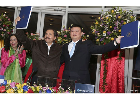 Presidente Daniel y el señor Wang Jing firman convenio marco para la construcción del Gran Canal Interoceánico