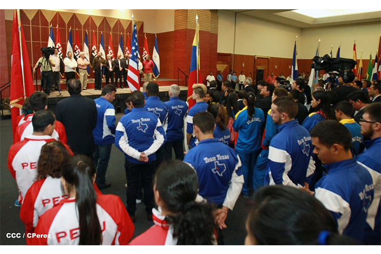 Presidente Daniel inaugura el VI Campeonato Iberoamericano de Karate Do