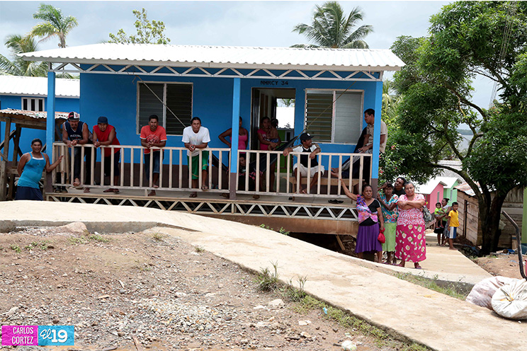 Gobierno Sandinista mejora condiciones de vida a familias de comunidad Rama Cay
