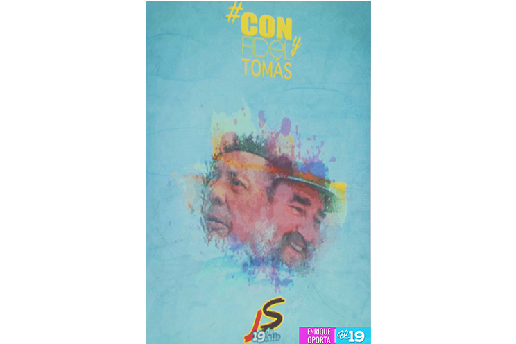 Jóvenes Comunicadores realizan exposición de arte digital en saludo al natalicio de Tomás y Fidel