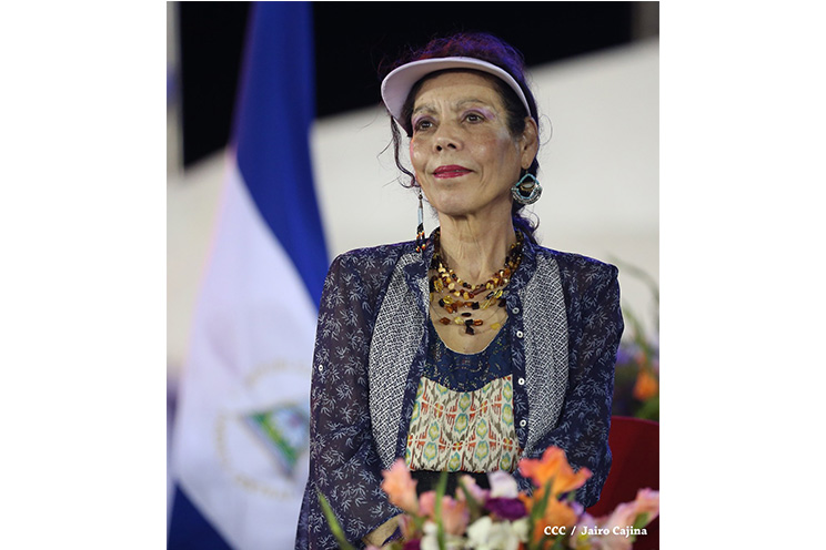 Compañera Rosario destaca trabajo de la Fuerza Aérea de Nicaragua en Tiempos de Paz