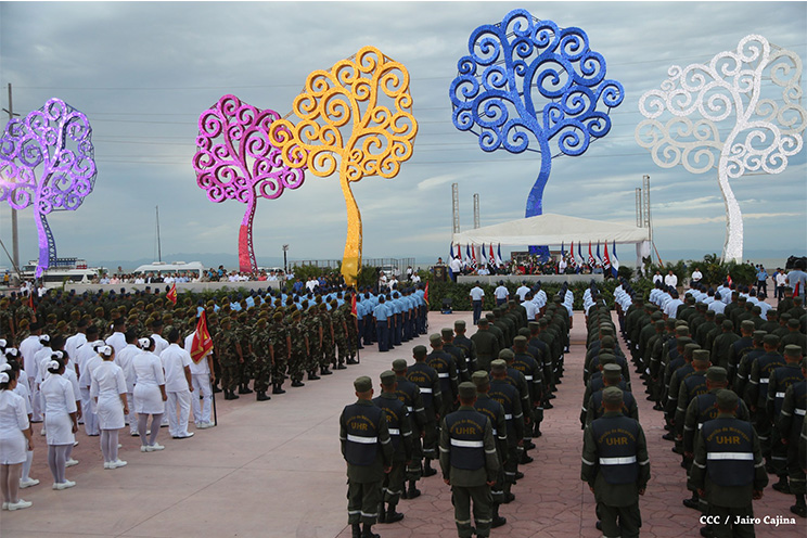 Presidente Daniel: Ejército de Nicaragua nació para la Vida