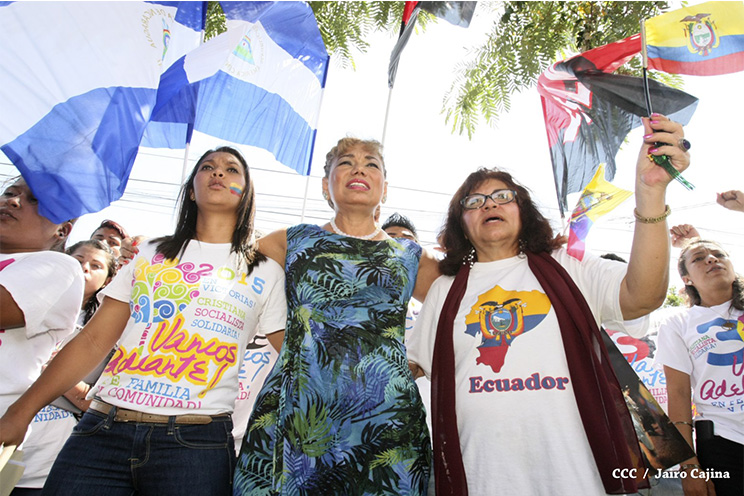 Expresan respaldo desde Nicaragua a la Revolución Ciudadana de Ecuador