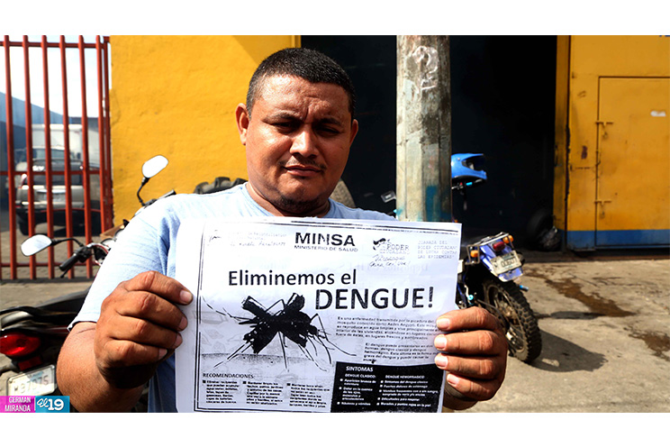 Intensa lucha contra el dengue y chikungunya en barrios de Managua