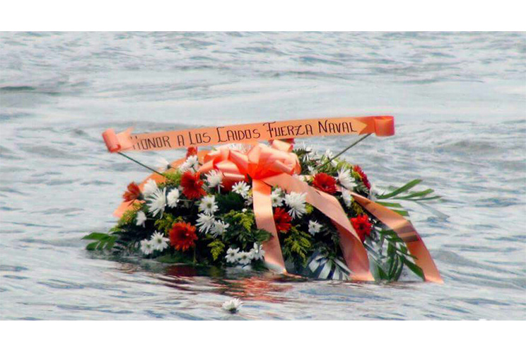 Fuerza Naval rinde homenaje en Chinandega a caídos en el cumplimiento del deber