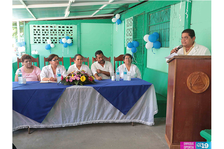 Gobierno Sandinista inaugura ampliación de sala de espera del Centro Nacional de Oftalmología