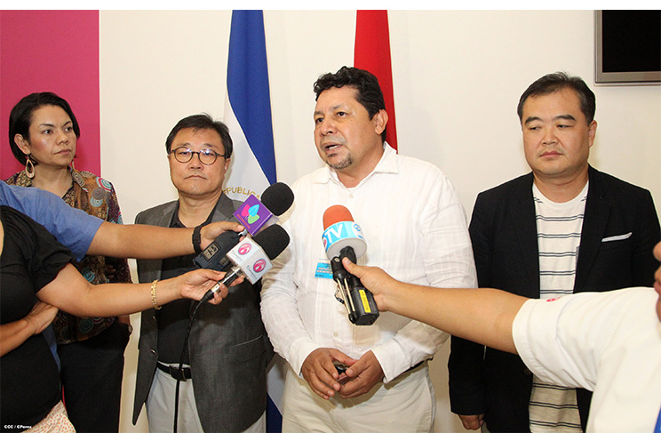 Delegación coreana llega al país para intercambio de experiencias y establecimiento de convenio de cooperación con Nicaragua