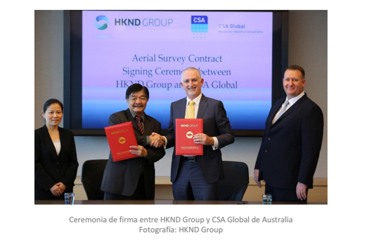 Firma HKND acuerdo con consultora CSA Global para realizar estudio aéreo geológico de la ruta del Gran Canal Interoceánico