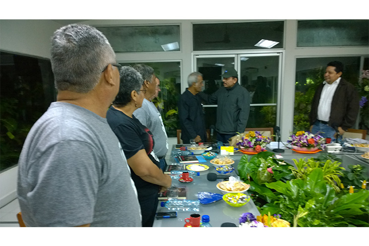 Presidente Daniel sostiene encuentro con el Maestro Orlando Pineda