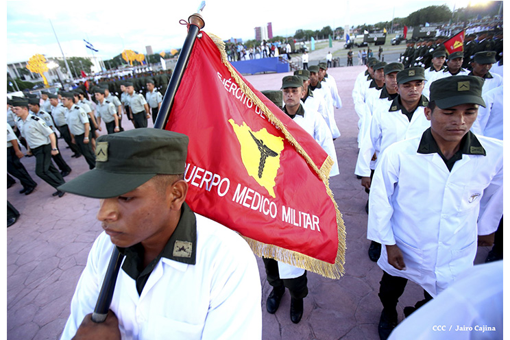 General Darce destaca encomiable labor del Cuerpo Médico Militar al servicio del pueblo nicaragüense