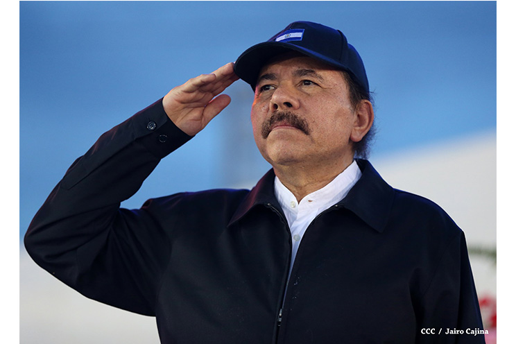 Presidente Daniel encabeza acto del 36 aniversario de constitución del Cuerpo Médico Militar del Ejército de Nicaragua