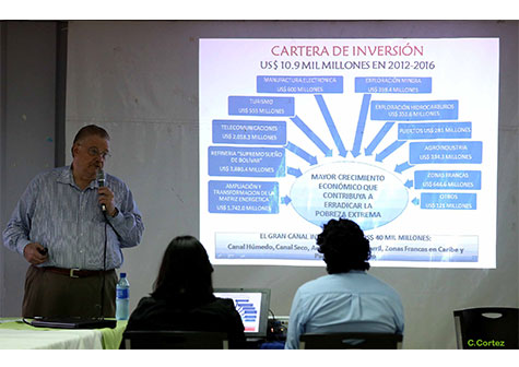 Gobierno presenta proyecto del Gran Canal a rectores universitarios