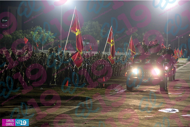 Ejército realiza prácticas generales de actos conmemorativos del 36 aniversario de su constitución