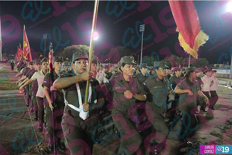 Ejército realiza prácticas generales de actos conmemorativos del 36 aniversario de su constitución