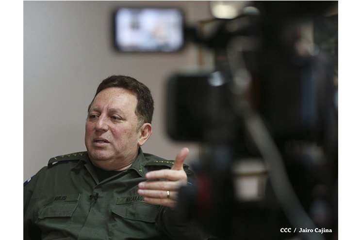 General Avilés: En Nicaragua no es necesario tener al Ejército en las calles