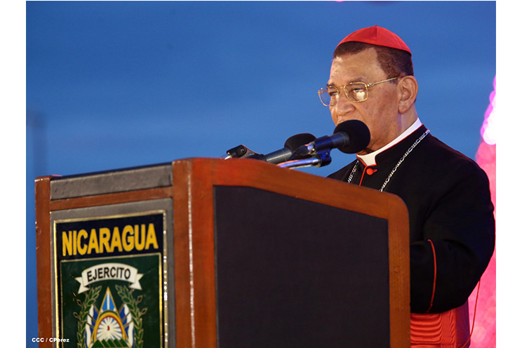 Cardenal Miguel: “Los miembros de nuestro Ejército son Agentes de Paz, Solidaridad y Desarrollo”