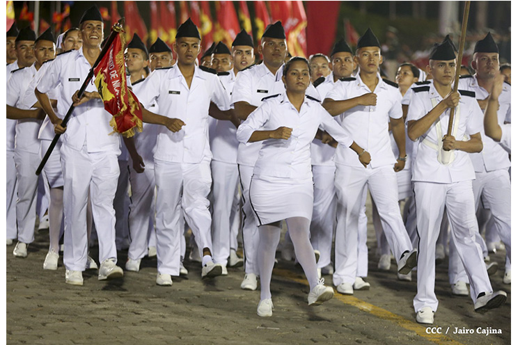 Presidente Daniel encabeza Desfile Militar del Ejército de Nicaragua