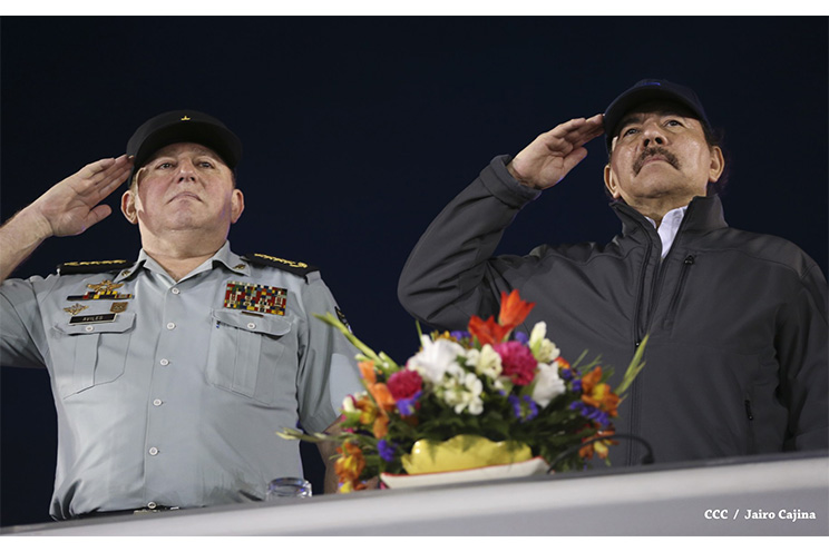 Presidente Daniel encabeza Desfile Militar del Ejército de Nicaragua