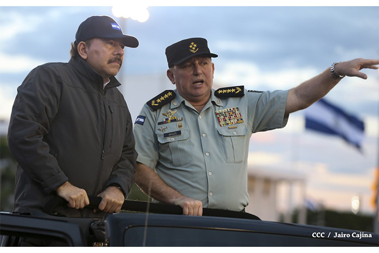 Presidente Daniel encabeza Desfile Militar del Ejército de Nicaragua