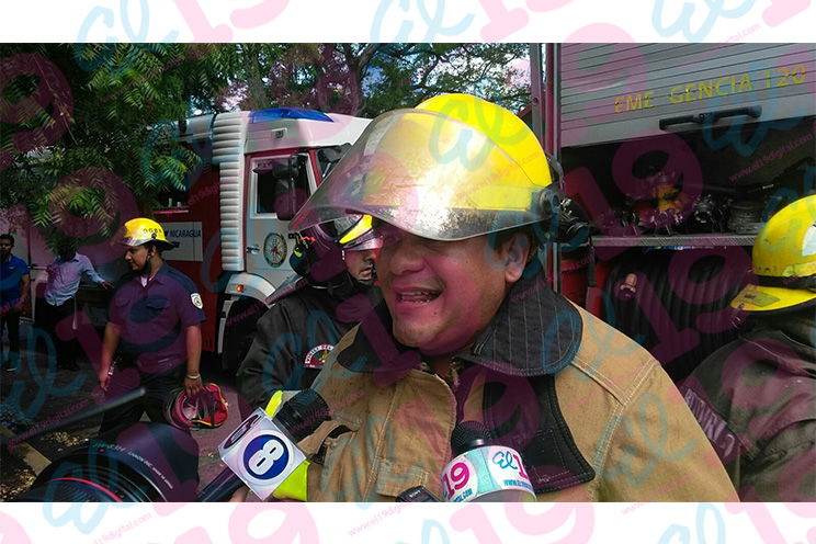 Incendio en casa del barrio San Antonio