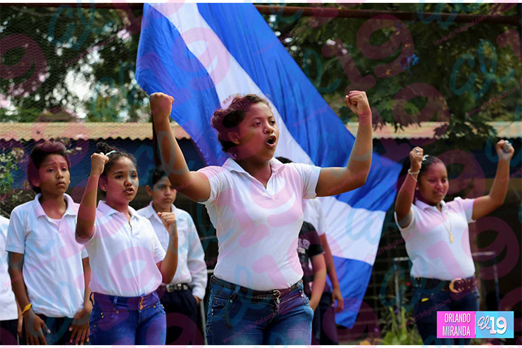 Estudiantes del Benjamín Zeledón realizan sociodrama recordando la Batalla de San Jacinto