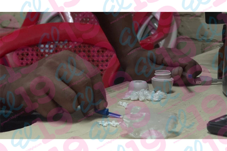 Encuentran droga en pamper de menor de edad