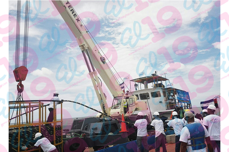 Enatrel instala cable subacuático para garantizar energía limpia y permanente en Ometepe