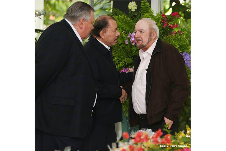 Presidente Daniel y Compañera Rosario sostienen encuentro con el empresario mexicano Carlos Slim