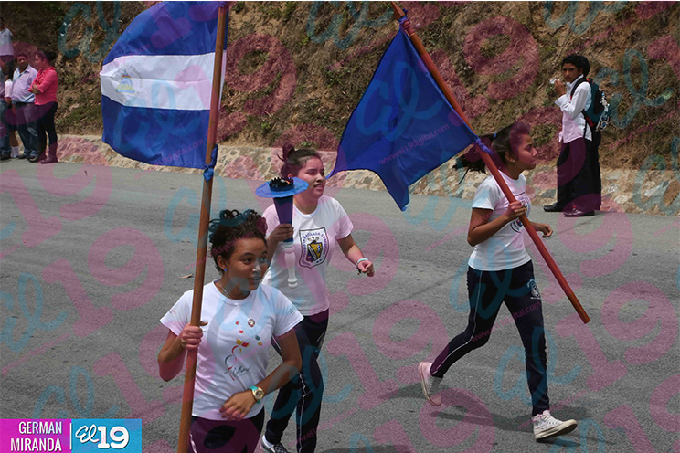 Antorcha de la Libertad comienza a recorrer suelo nicaragüense