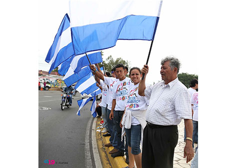 Juventud Sandinista manifiesta respaldo a Adultos Mayores