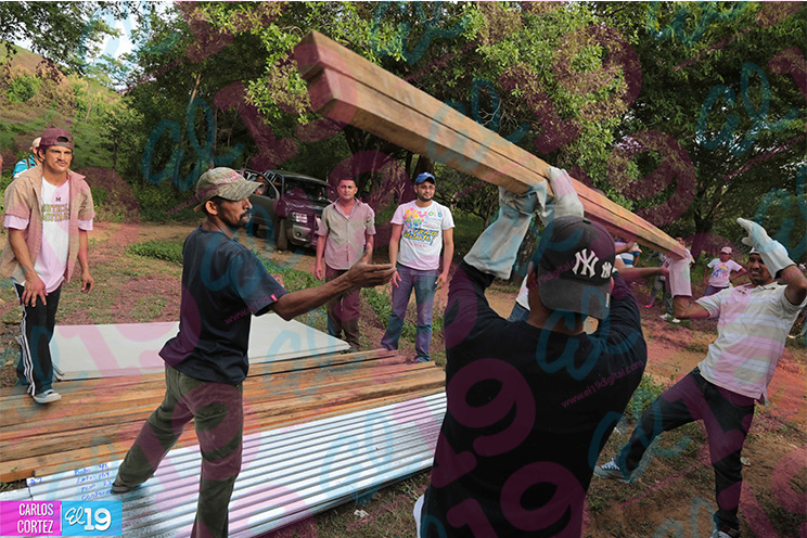 Gobierno Sandinista construye los primeros refugios familiares en El Sauce