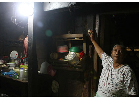 Luz eléctrica llega a comunidad La Palanca de Mateare