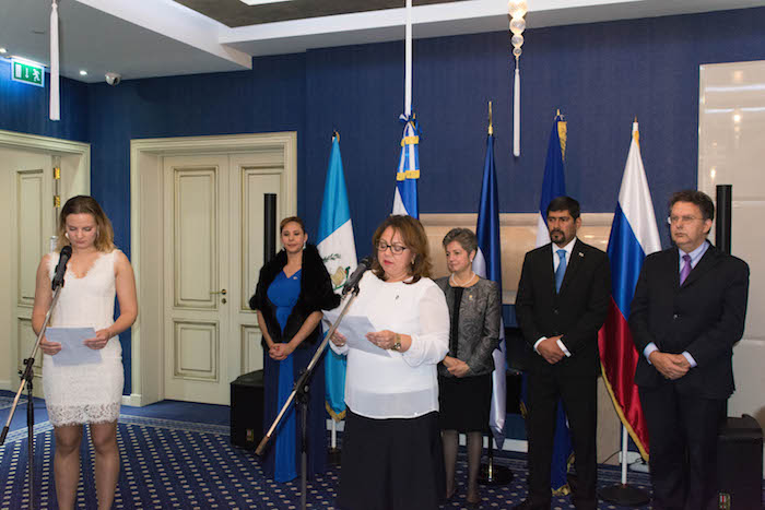 Nicaragua celebra en Rusia acto del 194 Aniversario de la Independencia de Centroamérica