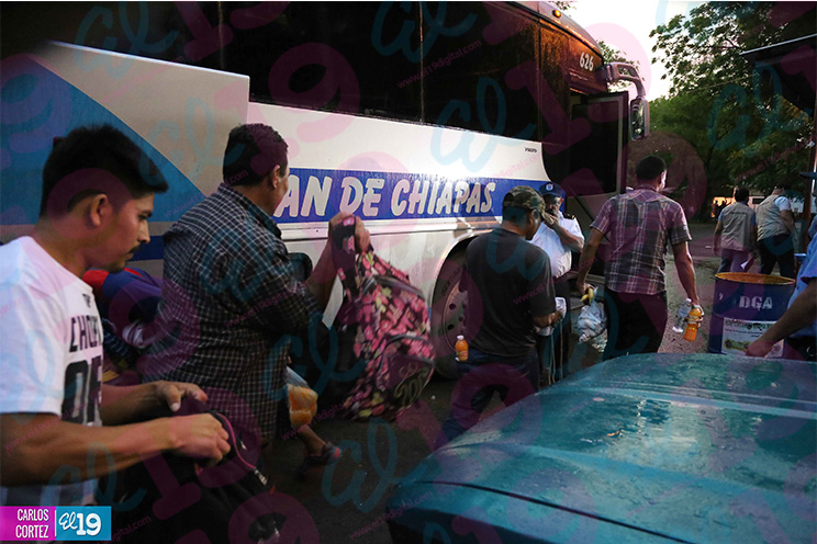 Gobierno Sandinista brinda atenciones a nicaragüenses deportados de México