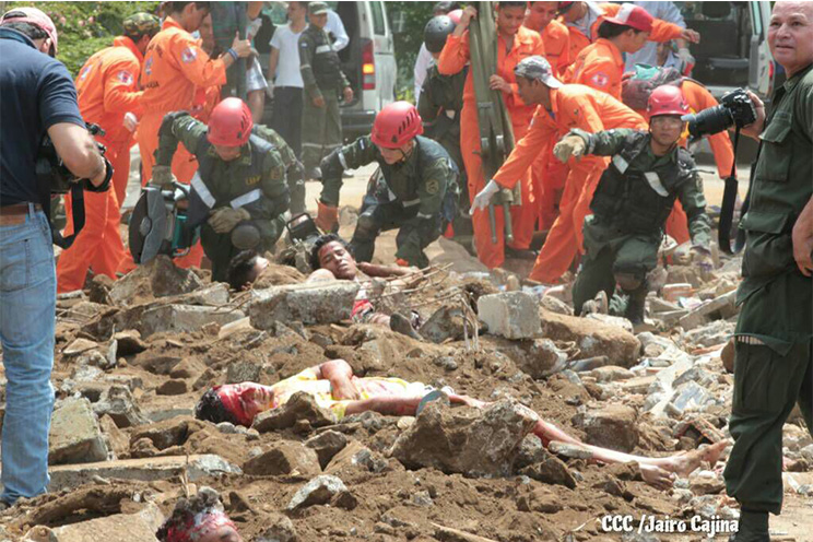 Nicaragua desarrolla tercer simulacro nacional ante terremotos